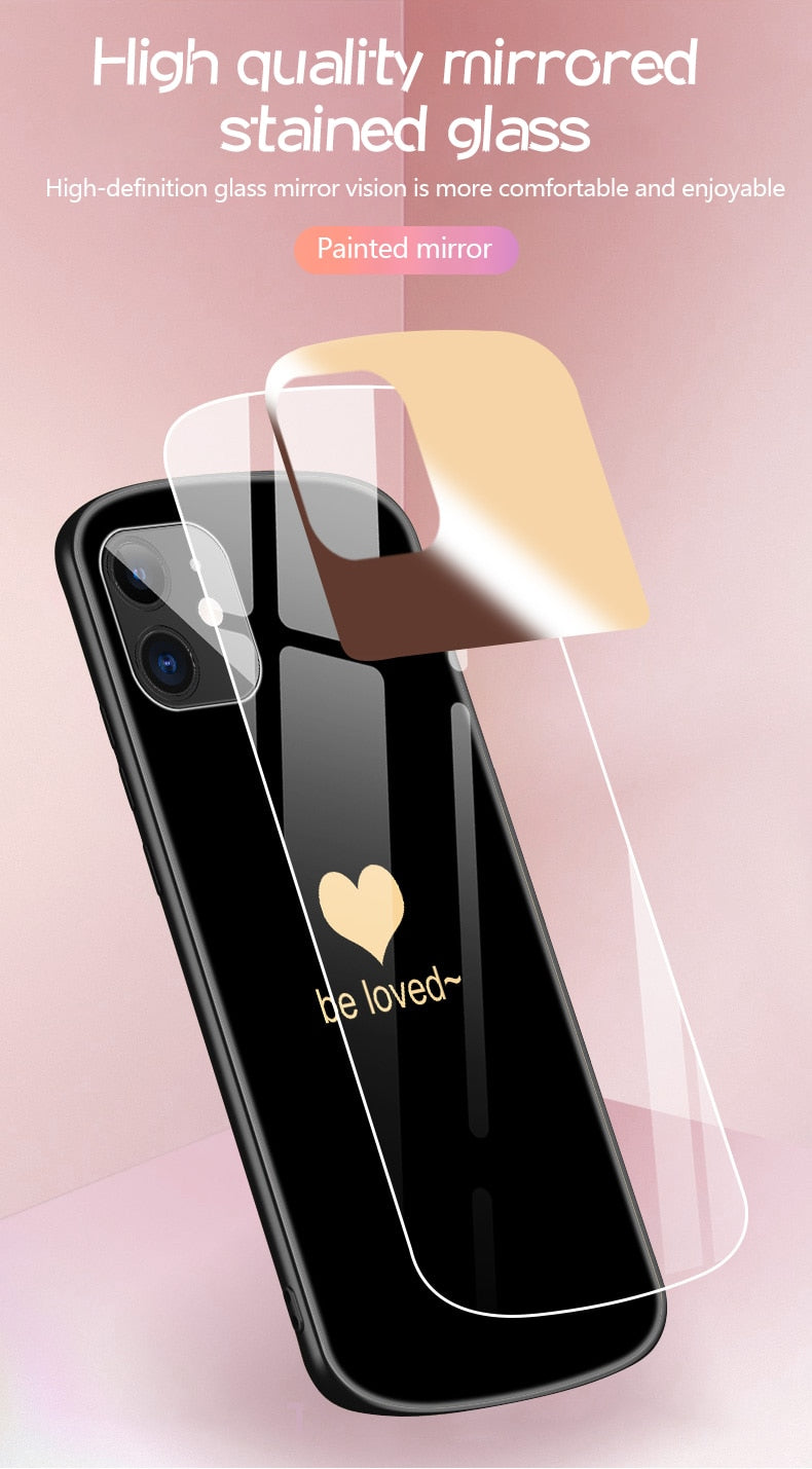 Heart-Shaped Tempered Glass Mirror Case for iPhone - Premium Mobile Phone Cases from Dressmycell.com - Just $20.00! Shop now at Dressmycell.com Heart-Shaped Tempered Glass Mirror Case for iPhone - Premium Mobile Phone Cases from Dressmycell.com - Just $20.00! Shop now at Dressmycell.com